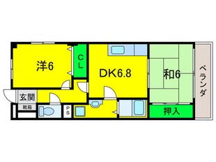 グランディール東山の物件間取画像